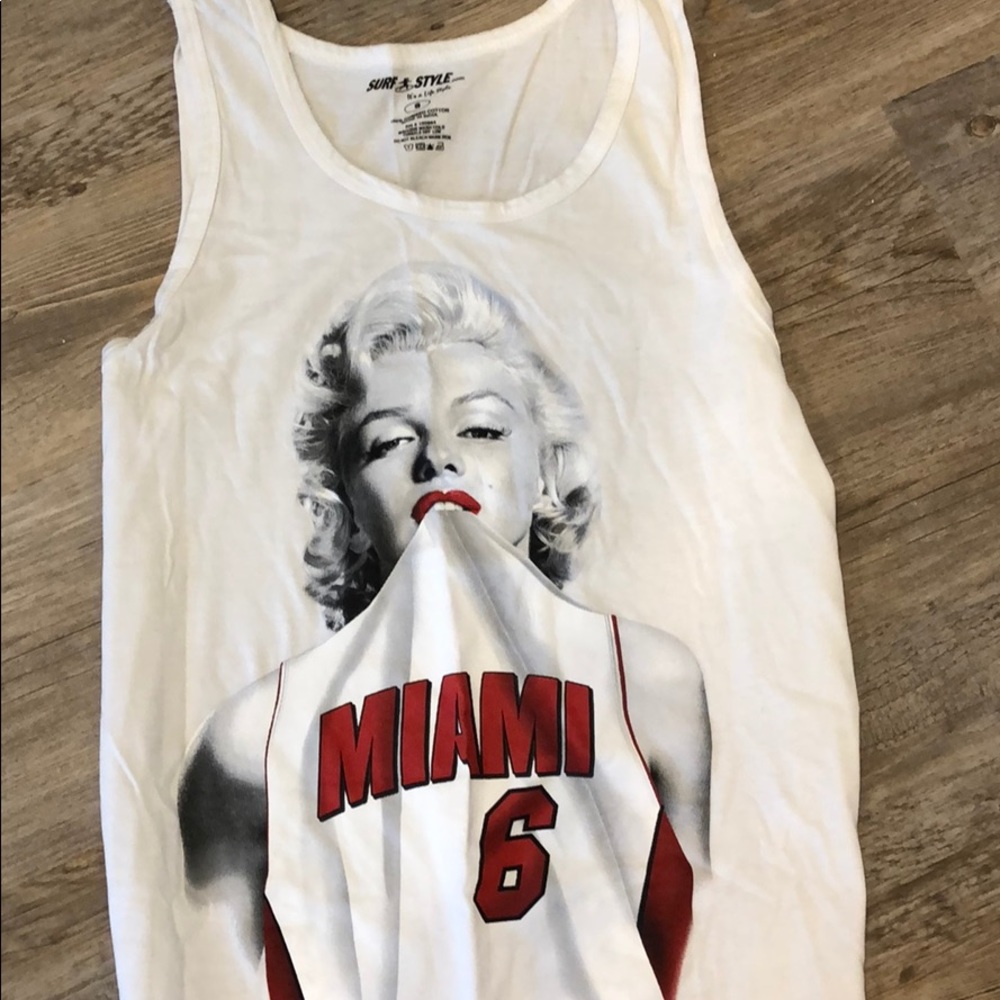 MARILYN MONROE MIAMI HEAT TANK TOP